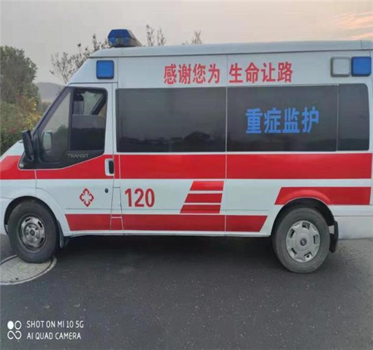 阿拉善右救护车出租服务案例3